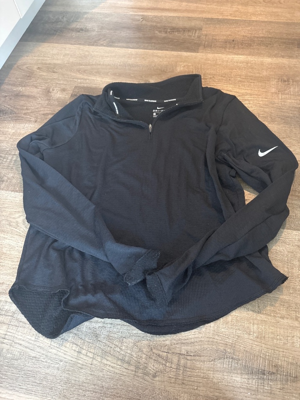 Nike running half zip